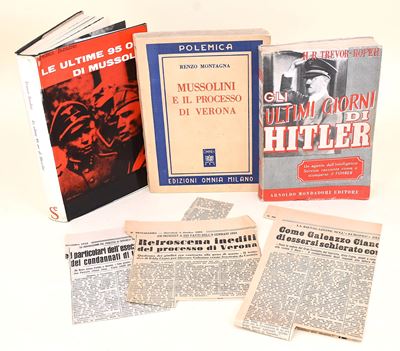 Tre volumi sulla figura di Adolf Hitler e Benito Mussolini