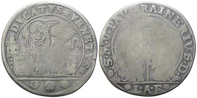 Venezia. Repubblica. Paolo Renier Doge CXIX (1778-1789), Ducato; Ag (20,33 G; 39 MM). B/mb