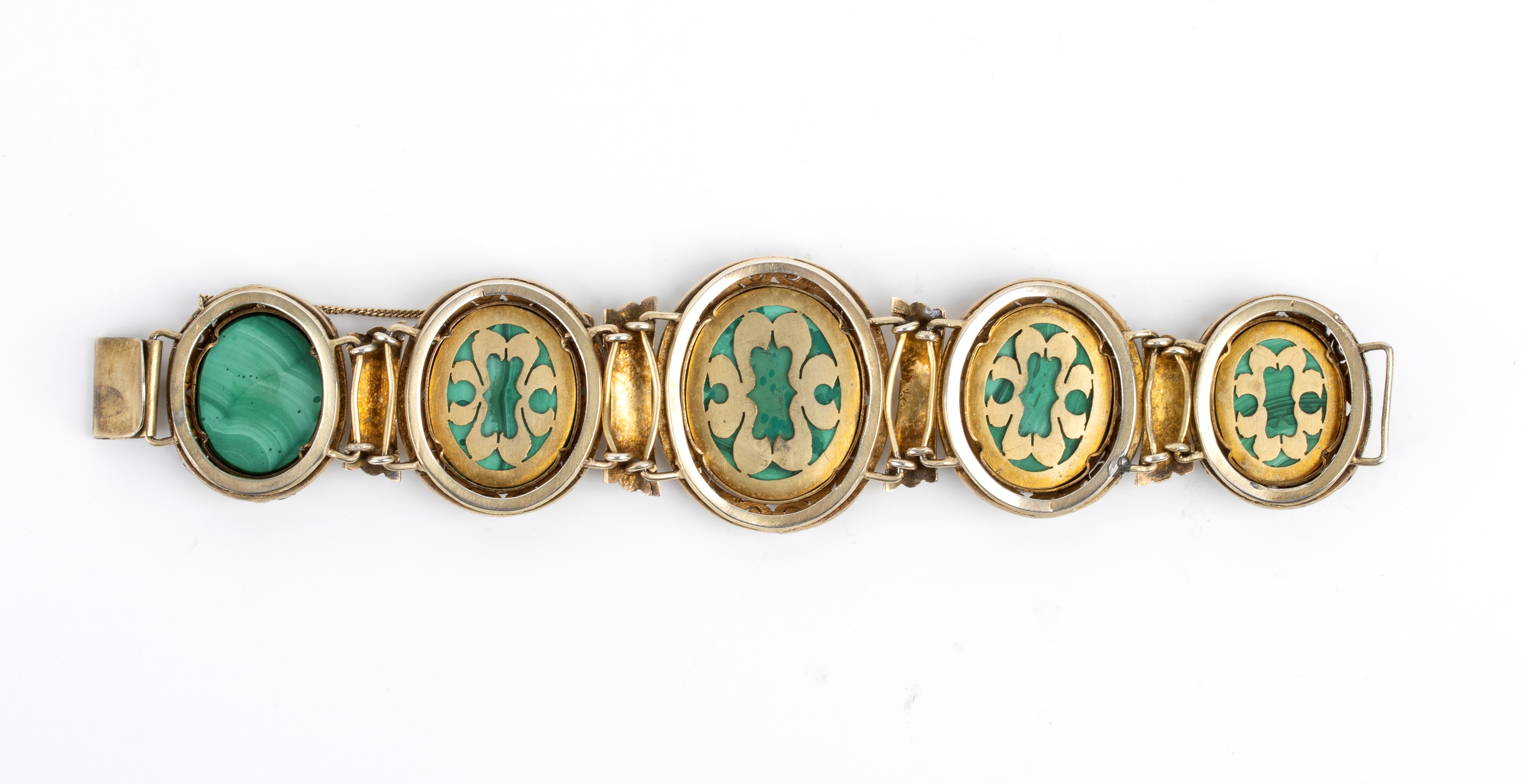 Bracciale, micromosaici in paste vitree e argento dorato (fine XIX secolo)
