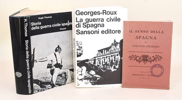3 volumi sulla storia e sulla guerra civile di Spagna