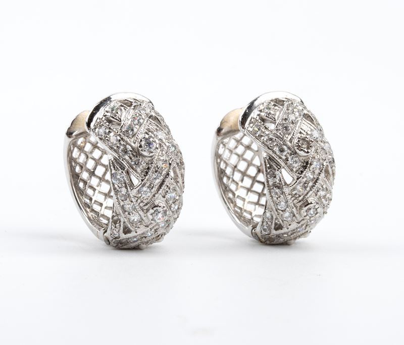 Orecchini in oro e diamanti