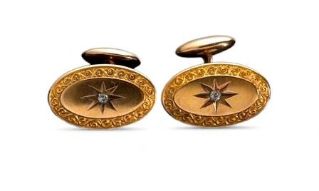 Gemelli, oro e diamanti, metà XIX secolo