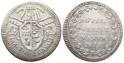 Stato Pontificio, Pio VII, Grosso 1815 (Anno XVI), argento