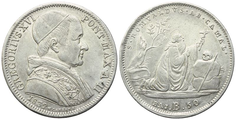 Gregorio XVI, Stato Pontificio, 50 Baiocchi 1832