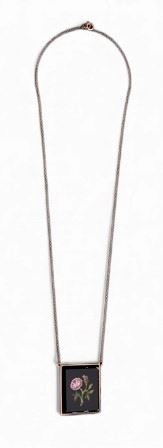 Collana in oro con micromosaico