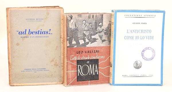 3 volumi di riflessione antifascista