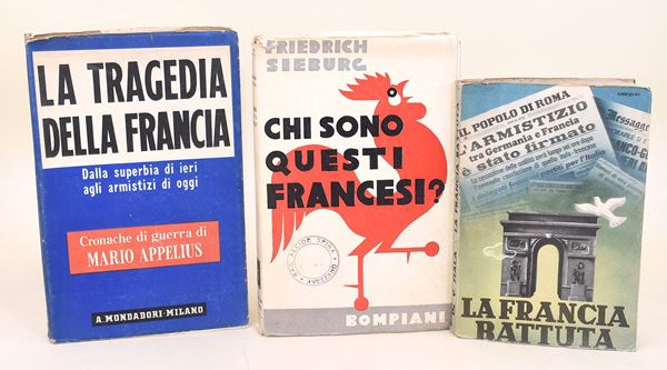 3 volumi sulla Francia e II guerra mondiale
