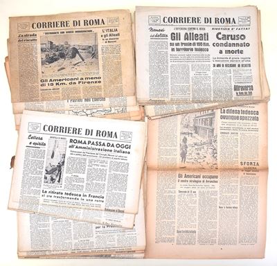 Corriere di Roma, Raccolta di 78 numeri dell'anno 1944