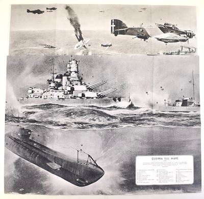 Mario Guerri, Poster militari della Seconda Guerra Mondiale: Guerra sul Mare e Navi e Aerei