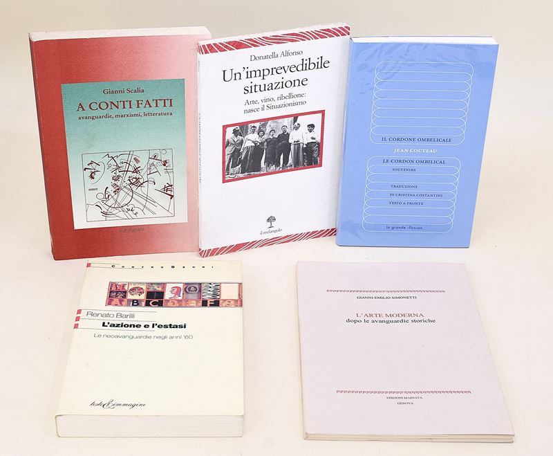 Cocteau, Jean: Il cordone ombelicale; Simonetti, Gianni-Emilio: L'arte moderna dopo le avanguardi...