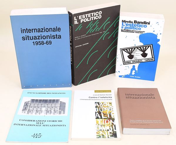 5 volumi e un opuscolo sul Situazionismo