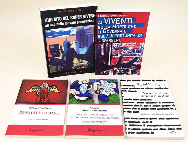 5 volumi di Venigem Raoul