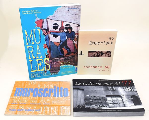 4 volumi su graffiti e murales