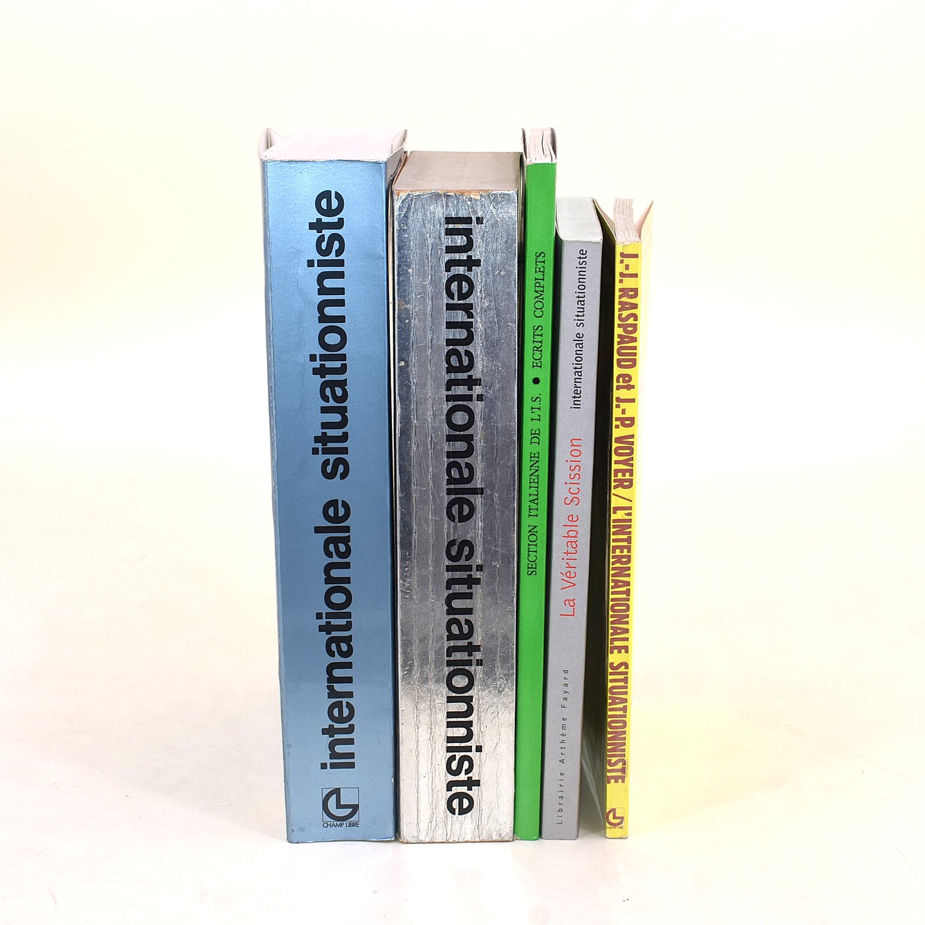 Raspaud, Jean-Jacques e Voyer, Jean-Pierre, 5 volumi sul Situazionismo, 1972-1998, Brossura