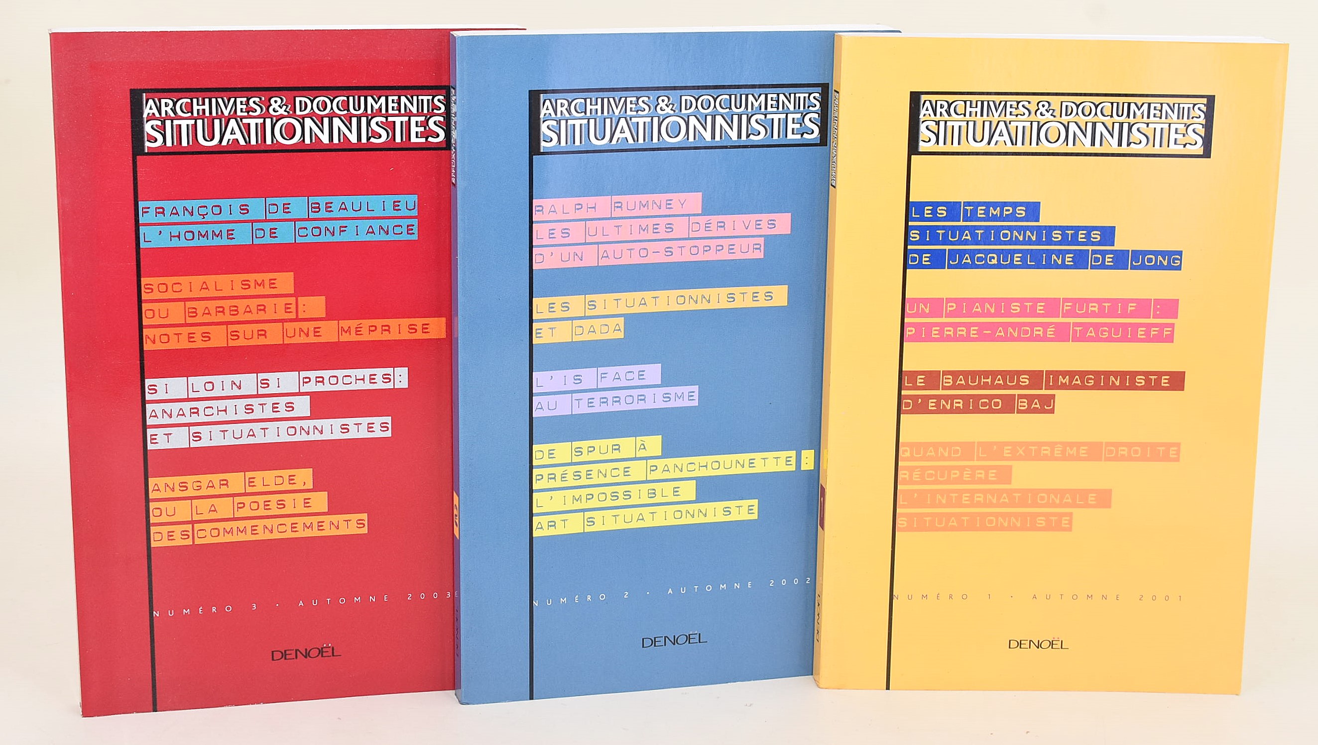 Collettivo Situationiste, 7 volumi sul Situazionismo
