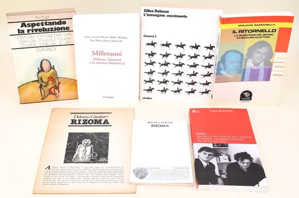 5 volumi e 2 opuscoli di Deleuze Gilles e Guattari Félix