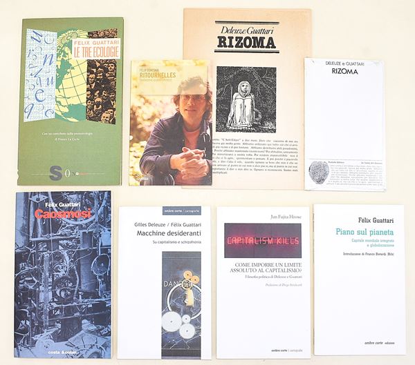 7 volumi e un opuscolo di Deleuze Gilles e Guattari Félix