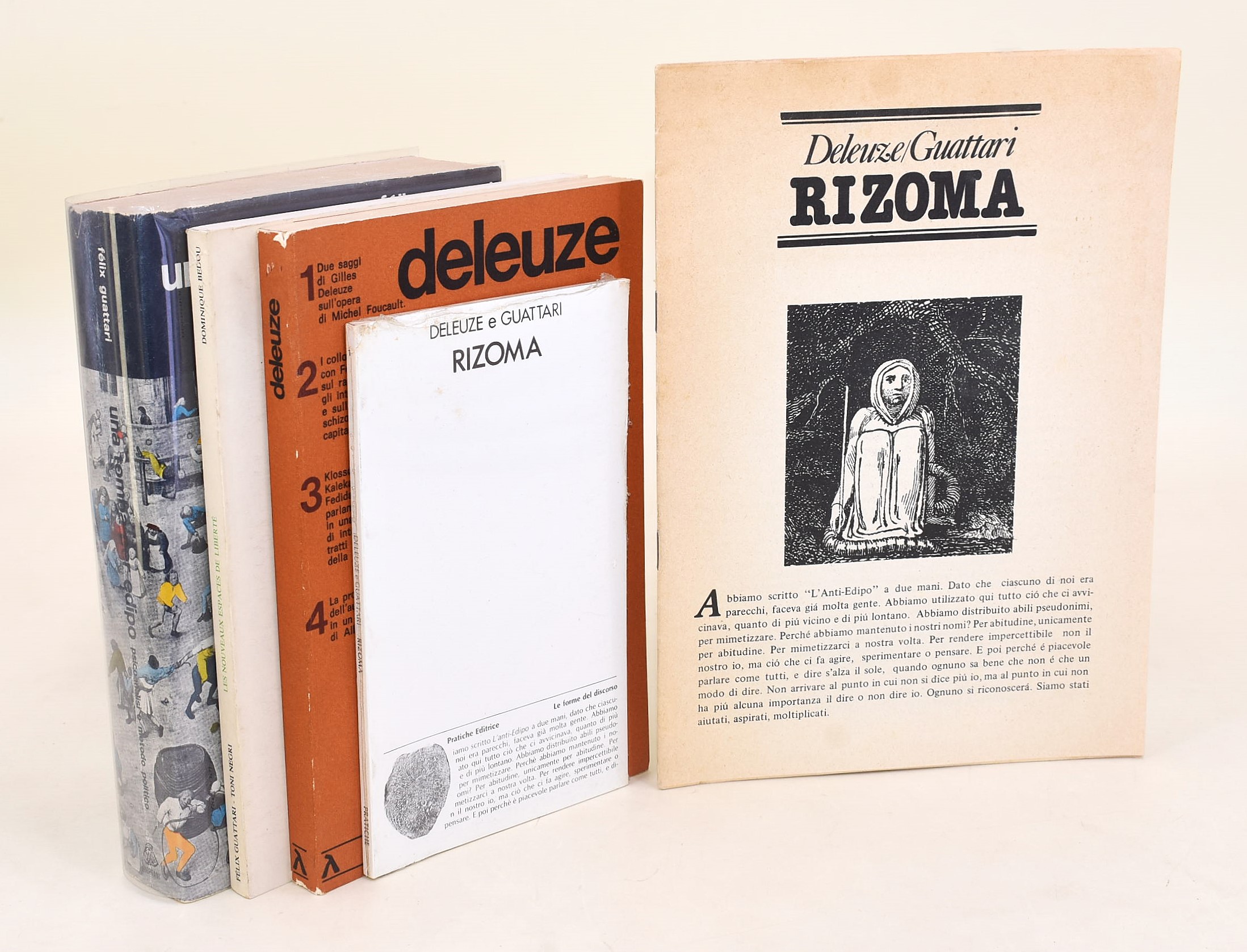 Deleuze Gilles e Guattari Félix, Raccolta di opere: "Rizoma", "Les Nouveaux Espaces de Liberté", ...