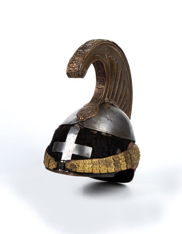 Italy, Kingdom, dragoon helmet VE II