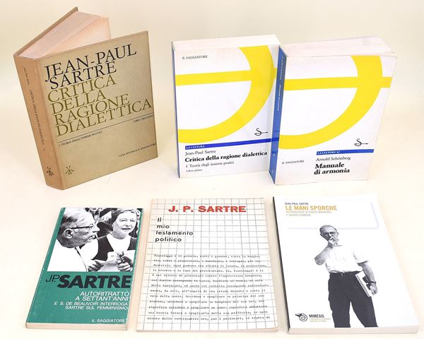 6 volumi di Sartre Jean Paul e Schönberg Arnold