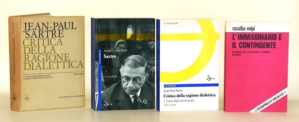 4 volumi di e su Sartre Jean Paul