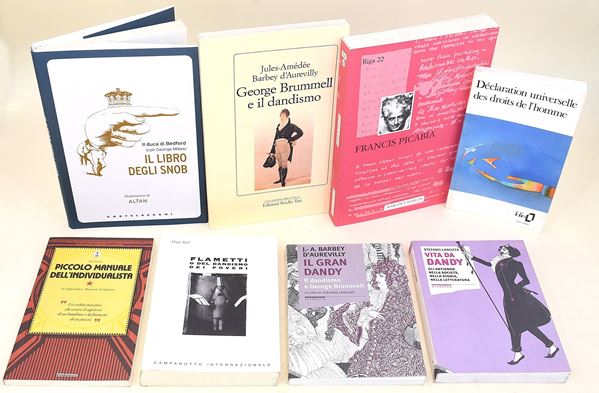 8 volumi sul dandismo, sull'individualismo estetico e morale