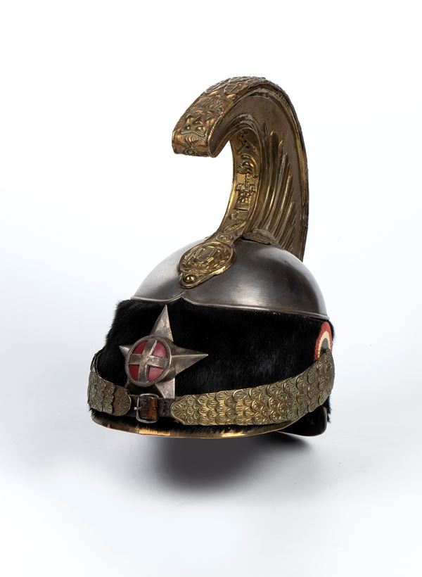 Italy, Kingdom, cavalry helmet of the territorial militia
