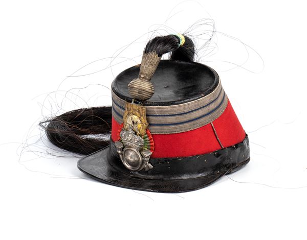 Kepi of the National Guard on horseback in Bologna