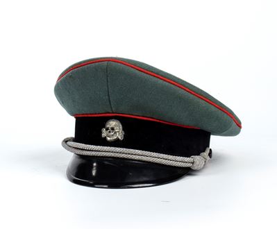 Germania, III Reich, Schirmmutze da ufficiale delle SS, prima metà XX secolo