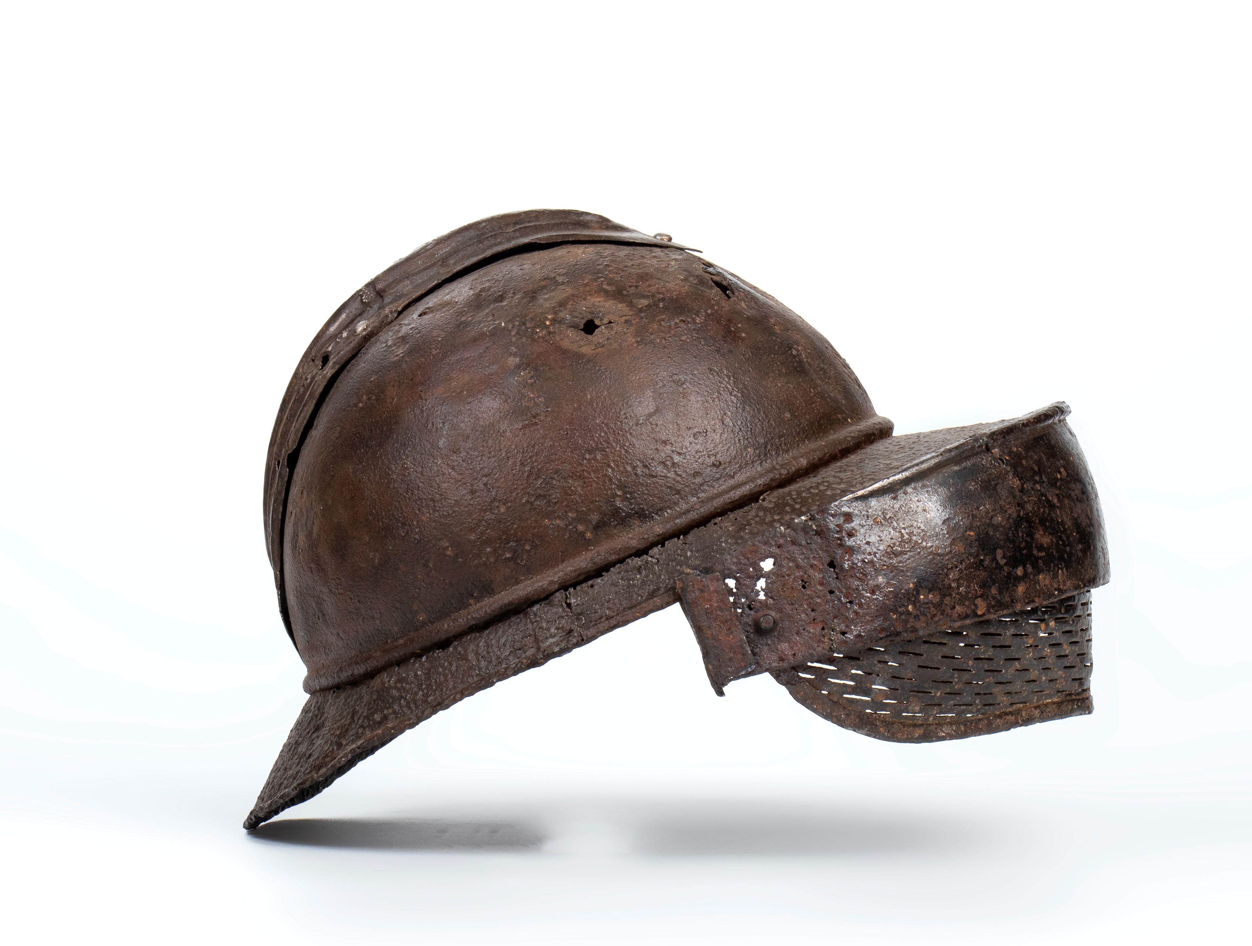 Italia, Regno, Grande Guerra, elmo adrian con protezione Dunand