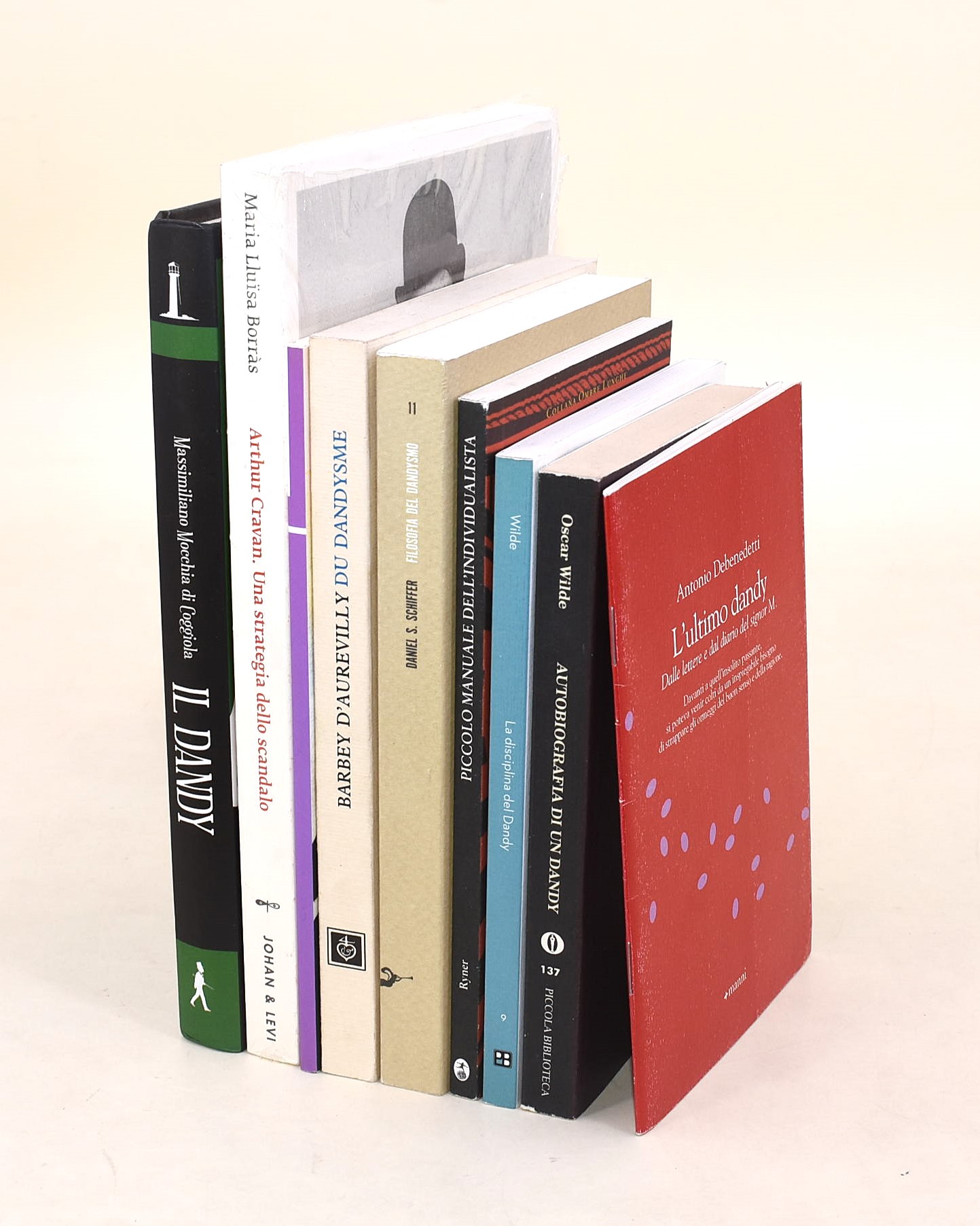 Collezione di 9 volumi sul Dandismo e Oscar Wilde