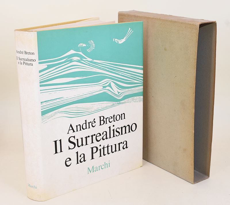 Breton, André: Il Surrealismo e la Pittura, edizione illustrata, 1966, copertina rigida con sovra...