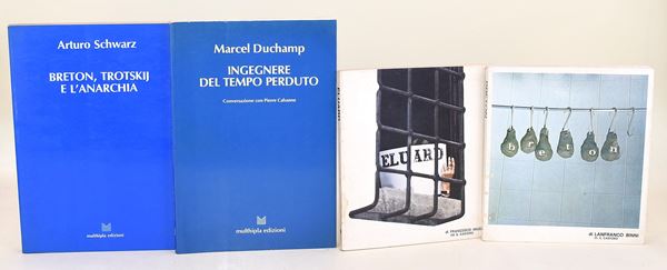 4 volumi su Breton, Éluard, Trotskij e Duchamp