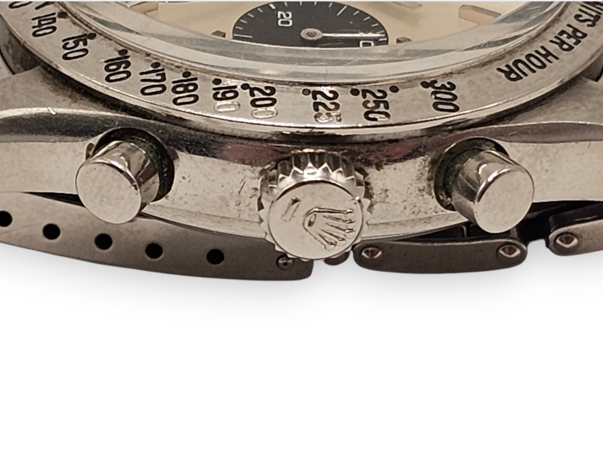 Rolex - Cosmograph Daytona 6239, orologio da polso in acciaio con movimento manuale calibro 722-1