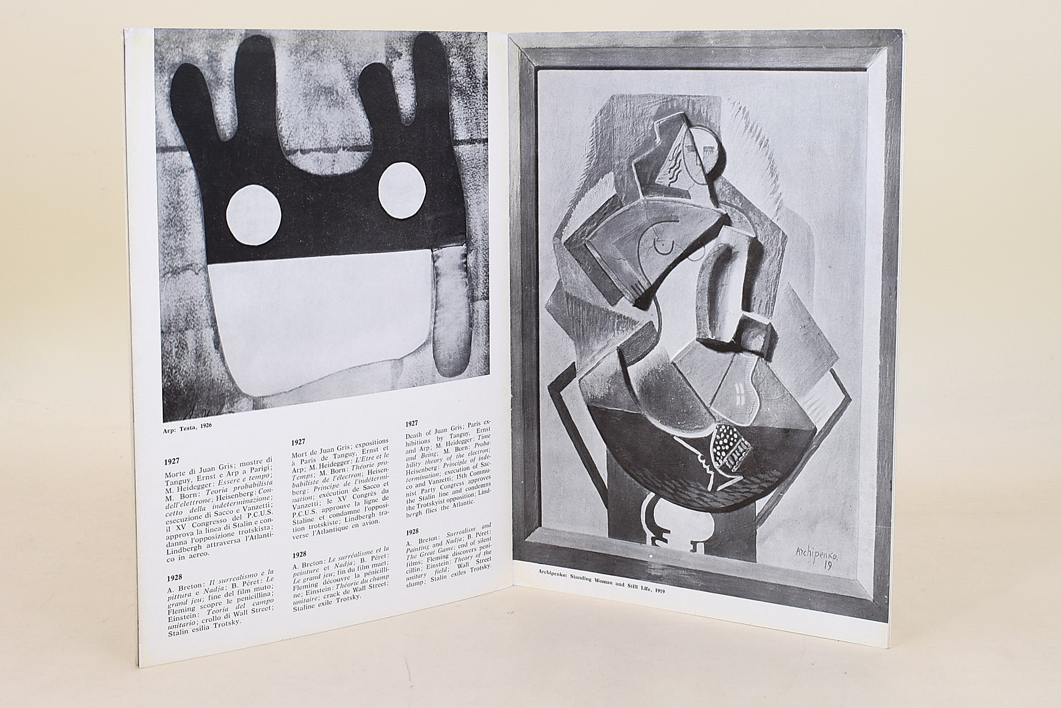 Kurt Schwitters, Opuscoli e volume su Dada, Avanguardia e Galleria Schwarz