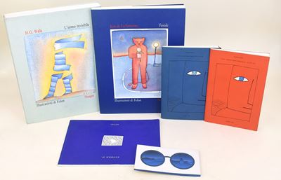 Folon, 6 volumi: Sérigraphie e opere illustrate