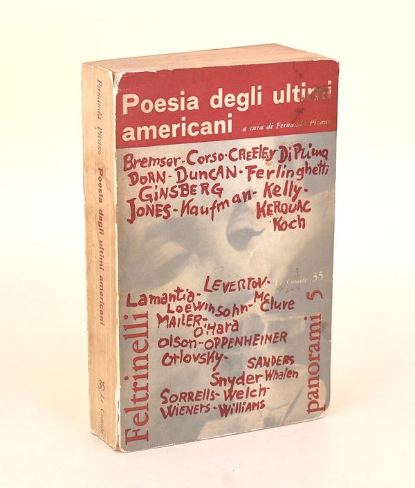 Beat Generation - Poesia degli ultimi americani a cura di Fernanda Pivano. Feltrinelli Prima edizione italiana - Dedica autografa originale di Gregory Corso