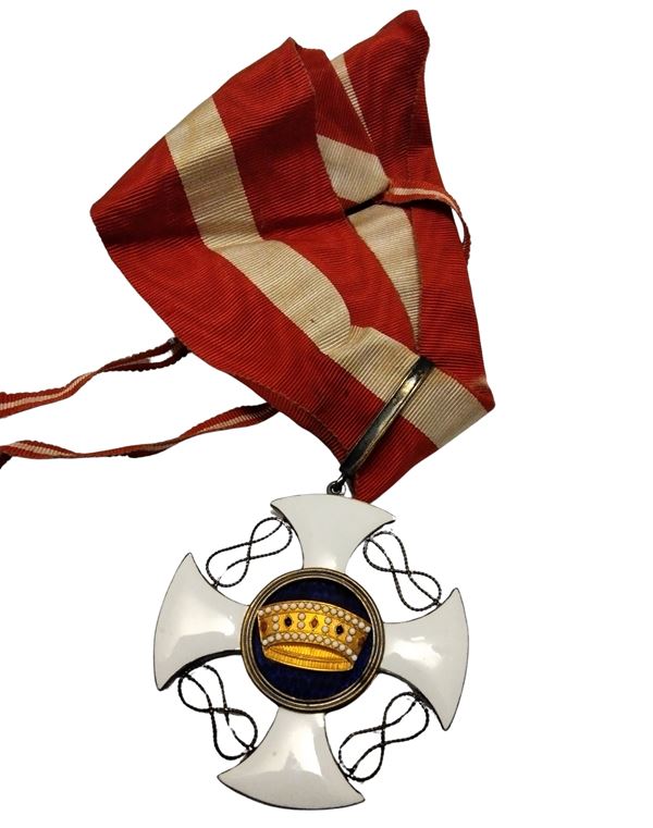 Italy, Kingdom, Order of the Crown of Italy, Commander's insignia