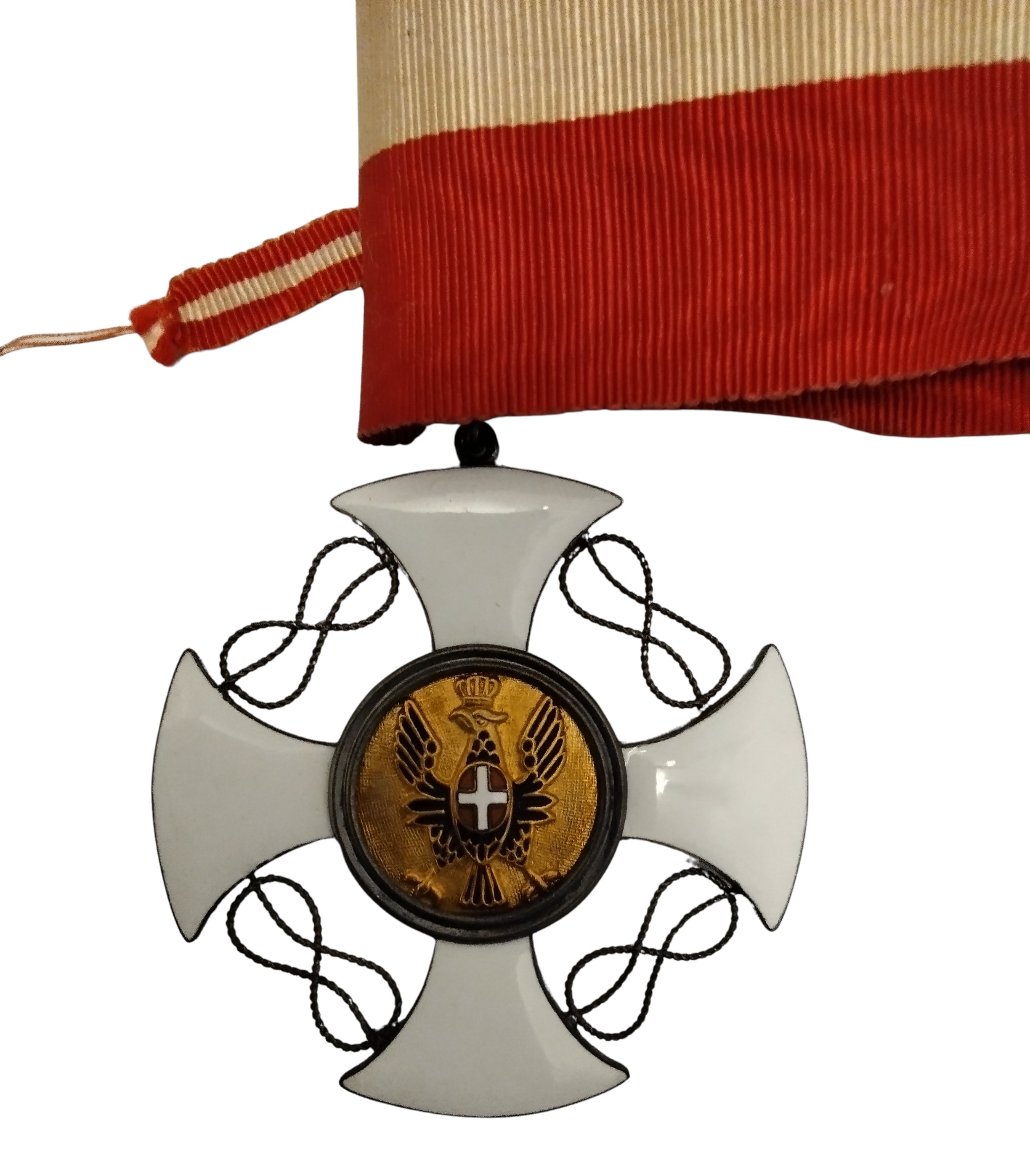 Italia, Regno, Ordine della Corona d'Italia, Insegna di Commendatore in Argento Dorato e Smalti