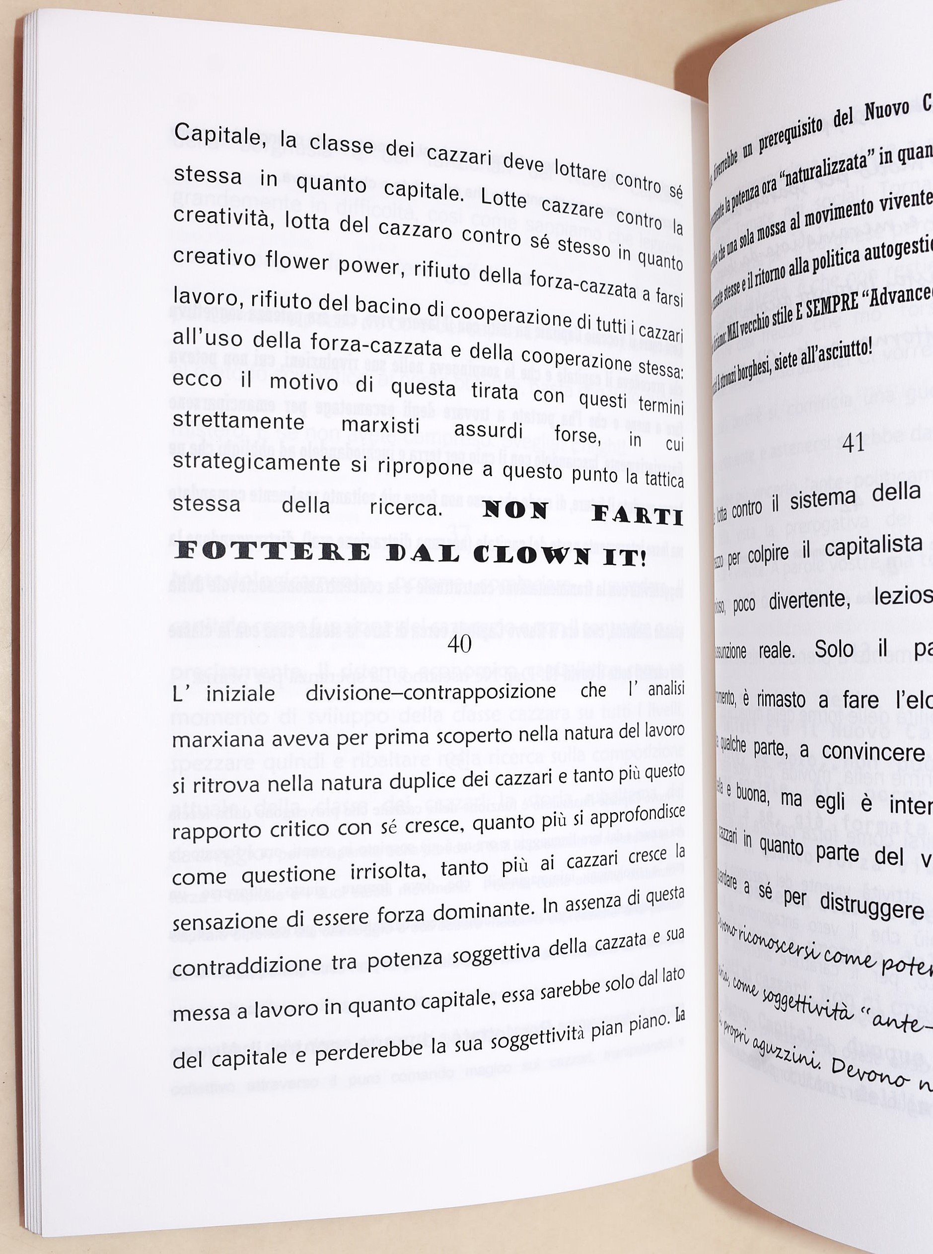 Eiraudi Editore, Bullshit, Exter: Cazzari e capitale