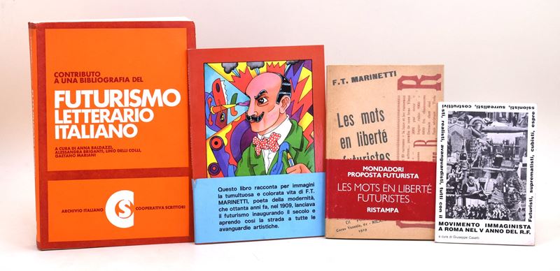 Giuseppe Casetti, Movimento immaginista a Roma; F.T. Marinetti, Les mots en liberté futuristes; P...