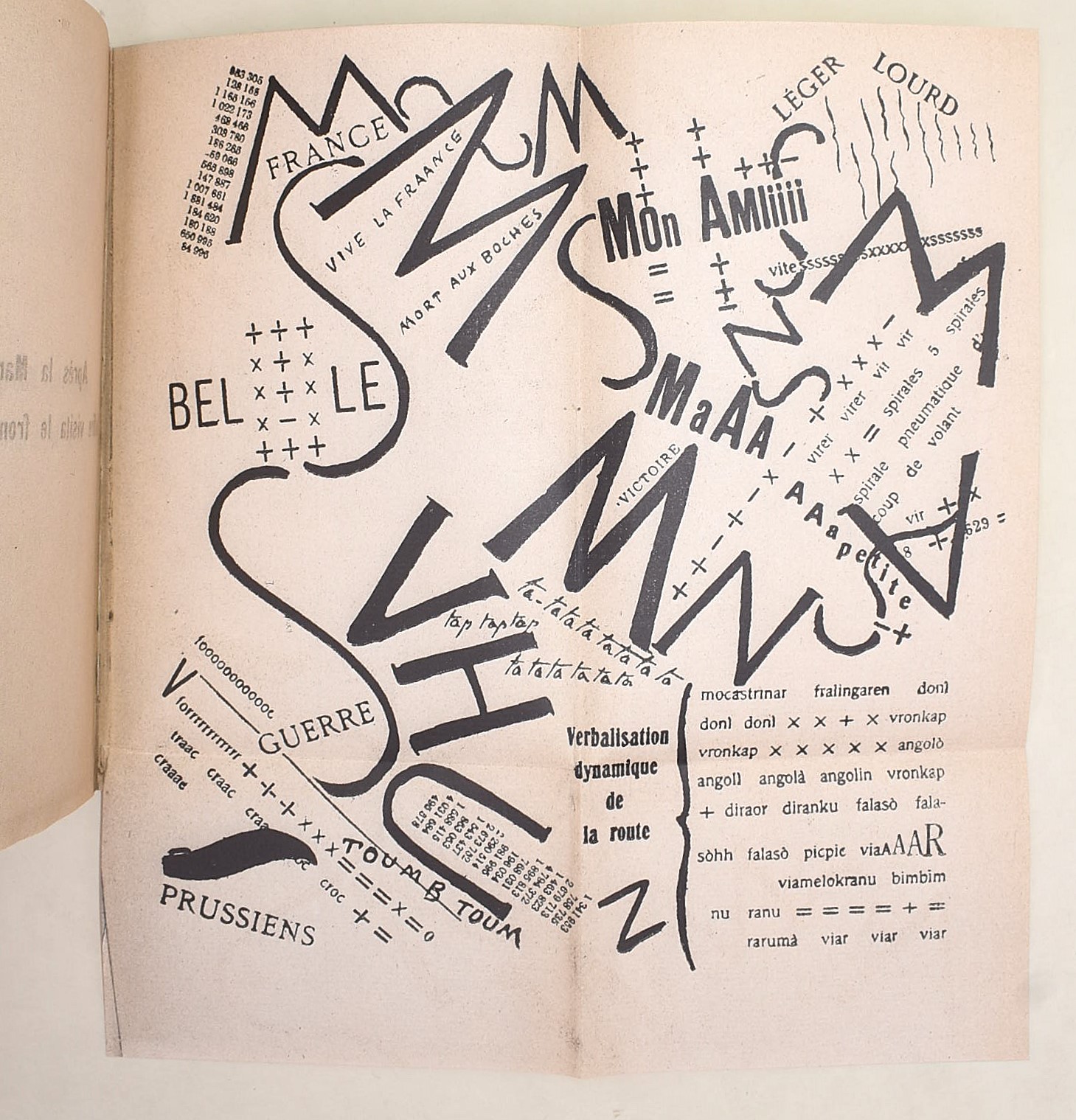 Giuseppe Casetti, Movimento immaginista a Roma; F.T. Marinetti, Les mots en liberté futuristes; P...