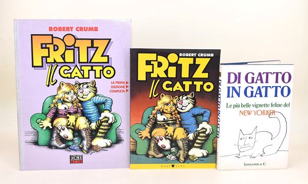 3 fumetti: Gatti e Robert Crumb
