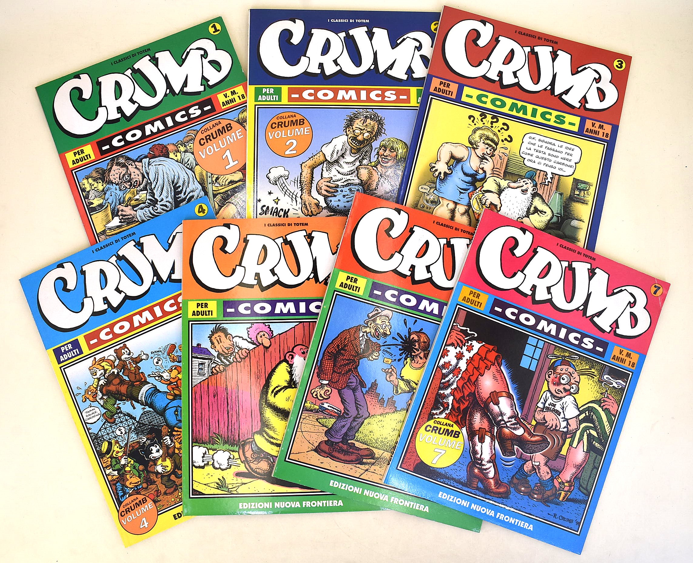 Crumb, Comics. Volumi 1-7 (1998-2000)