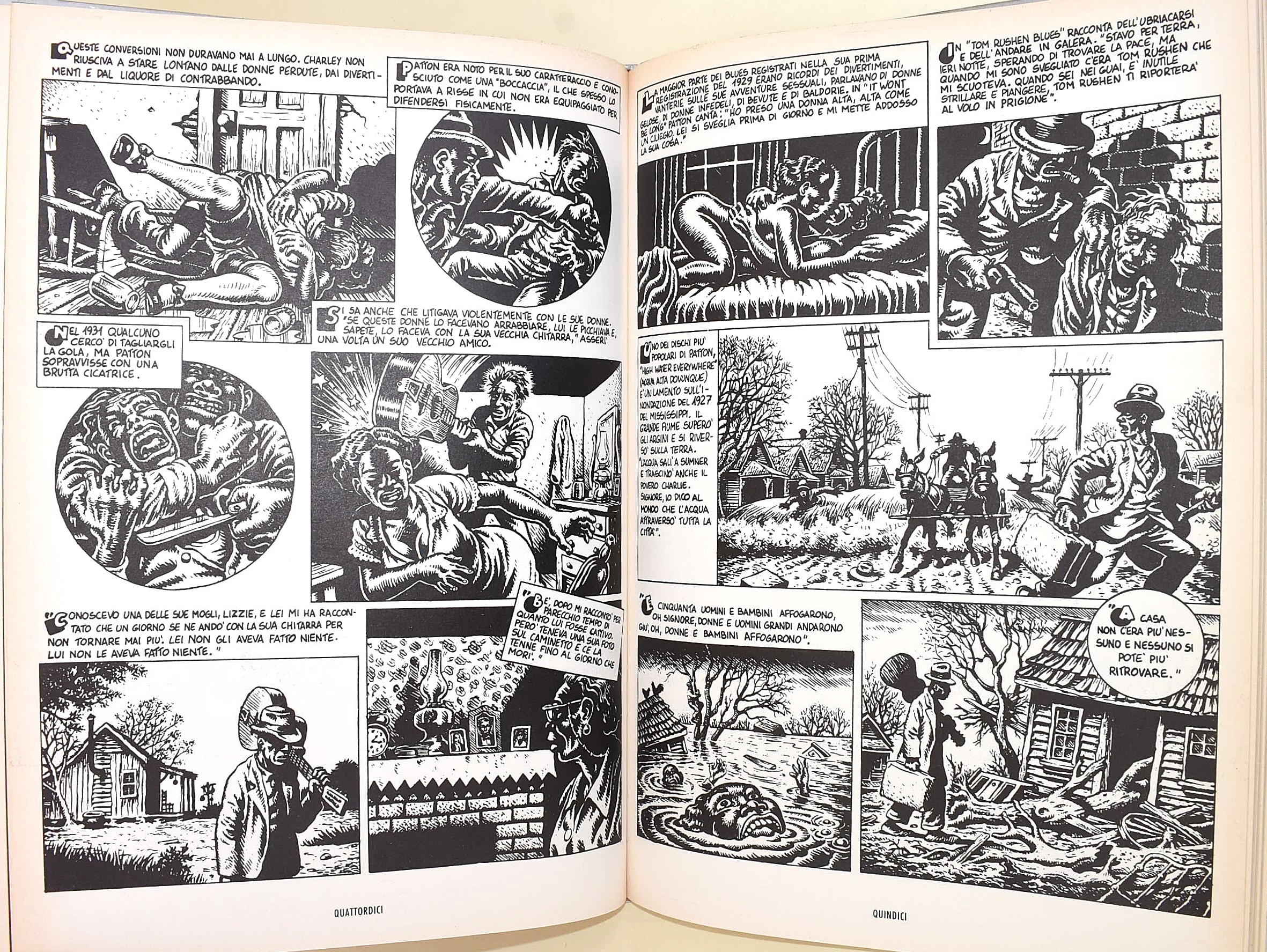 Robert Crumb, Le grandi storie e R. Crumb disegna il Blues