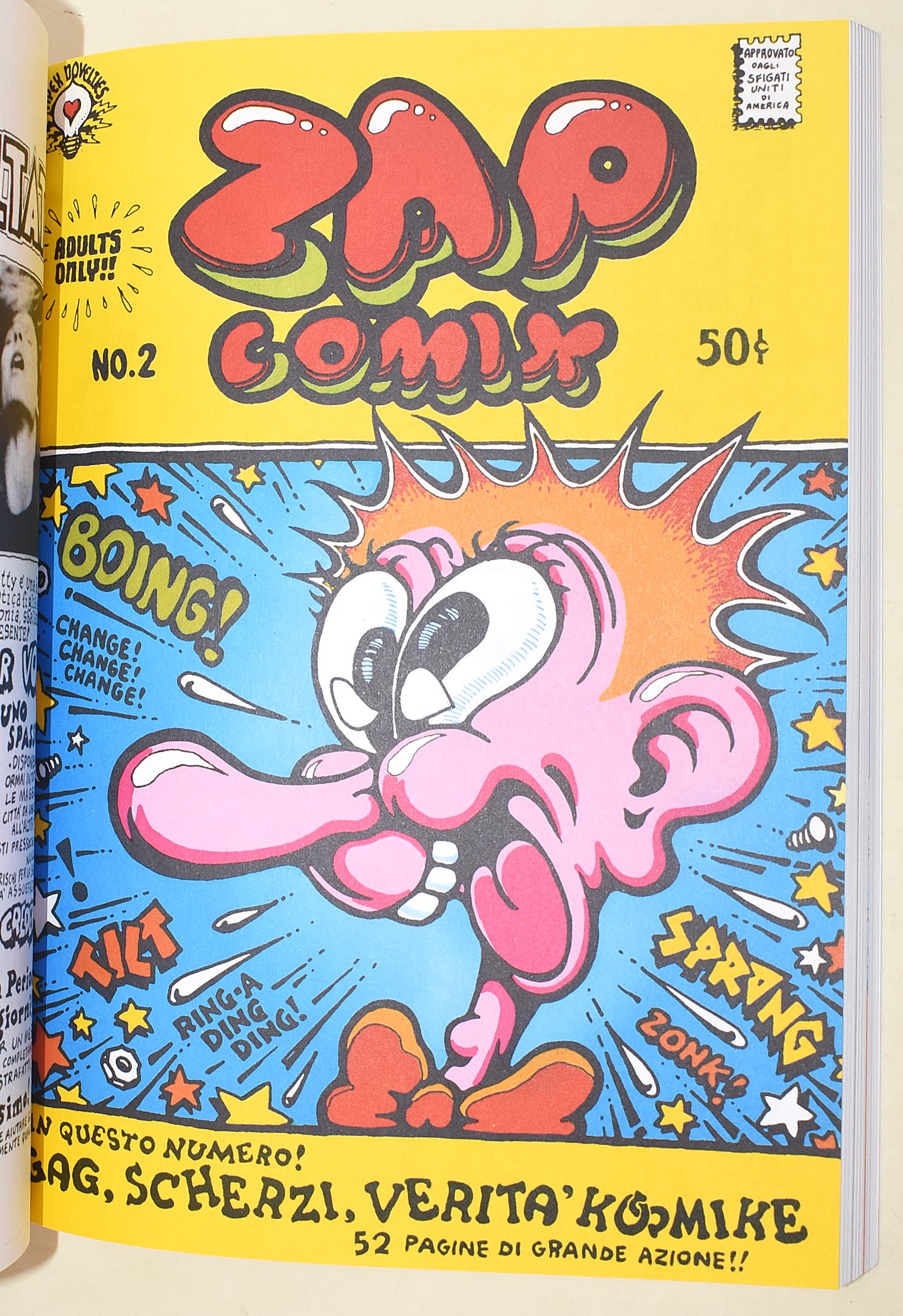 Jakini, Tamburini, Shelton, Guarnaccia, Raccolta di fumetti e pubblicazioni