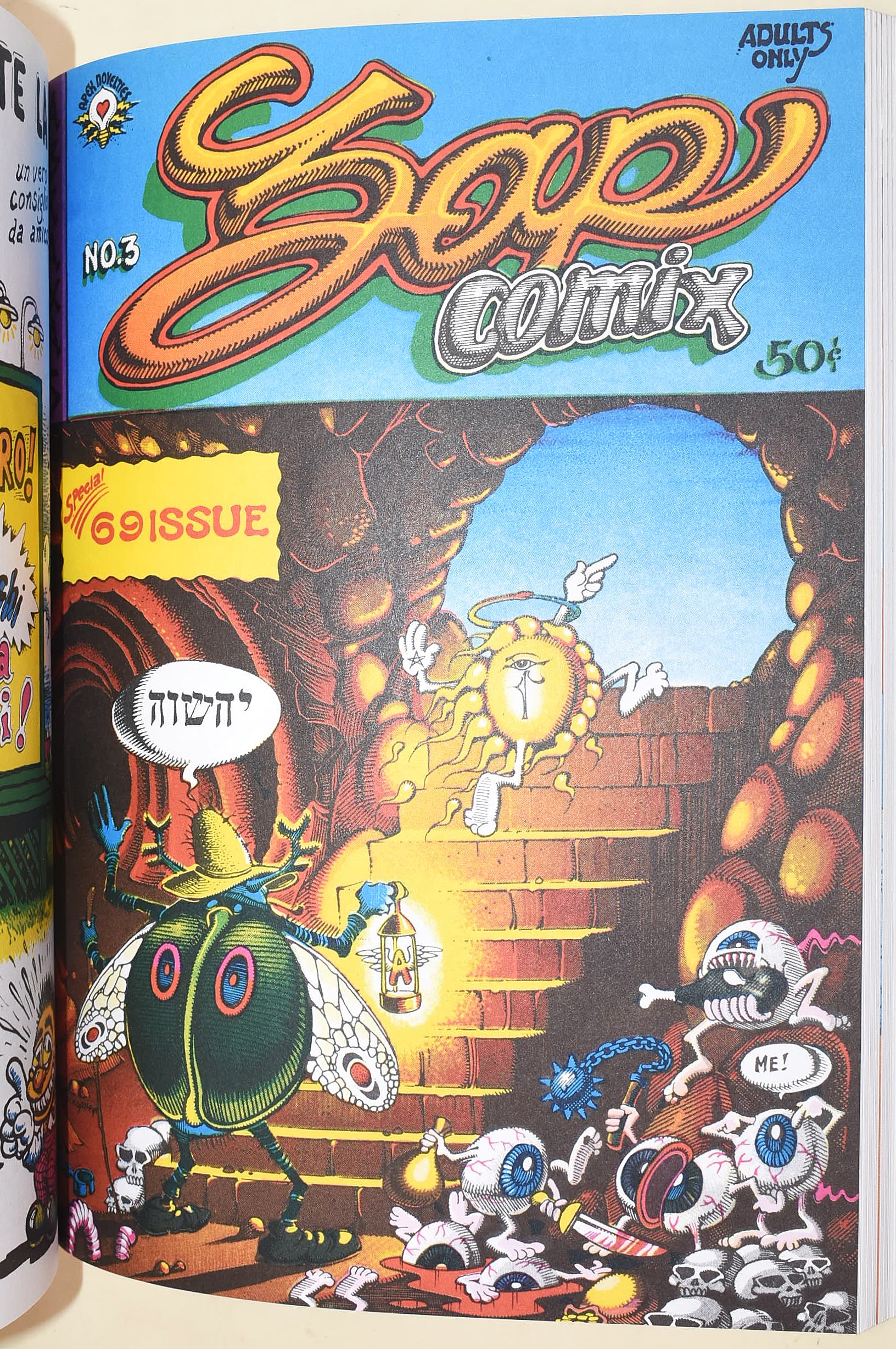 Jakini, Tamburini, Shelton, Guarnaccia, Raccolta di fumetti e pubblicazioni