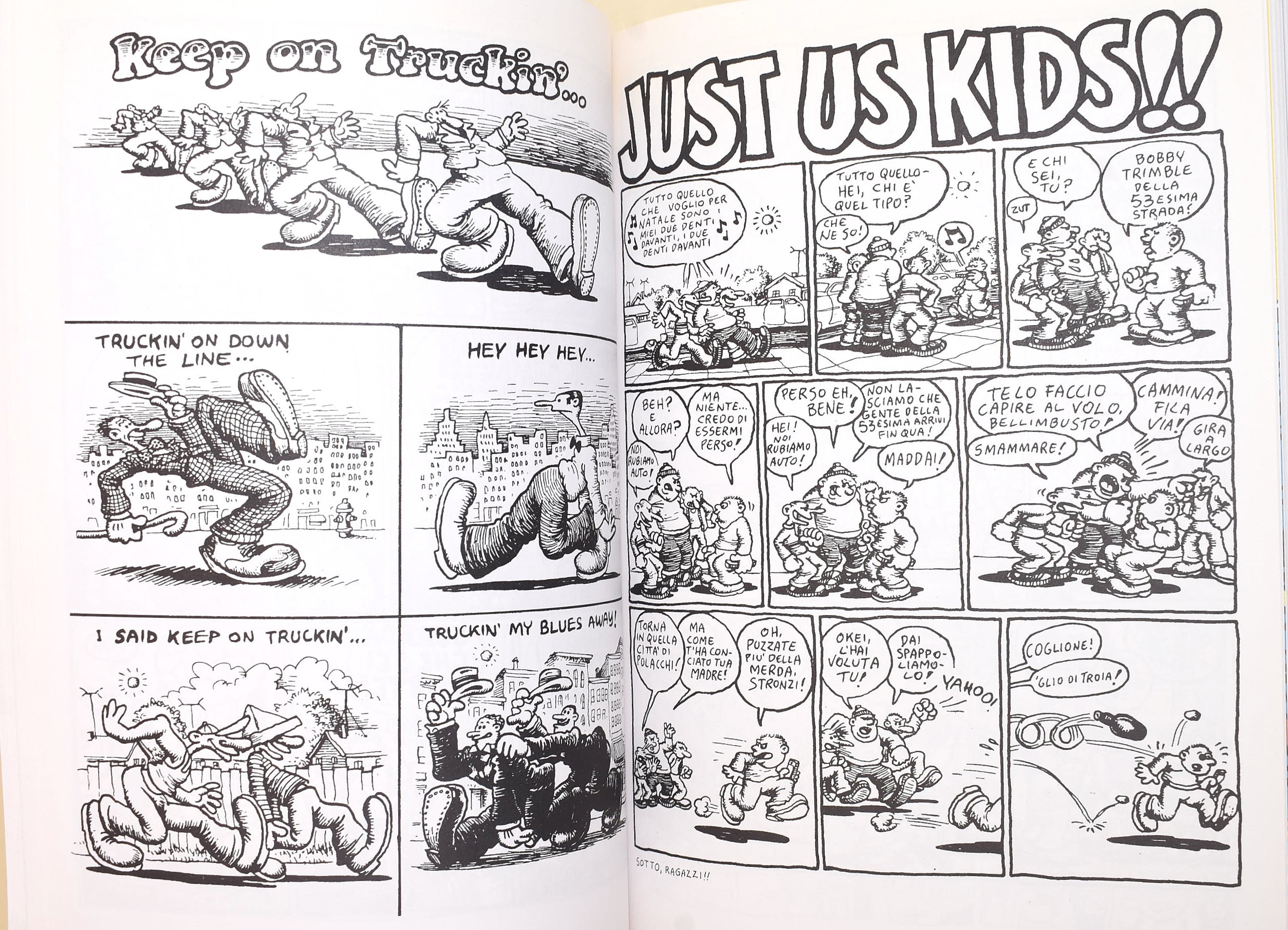 Jakini, Tamburini, Shelton, Guarnaccia, Raccolta di fumetti e pubblicazioni
