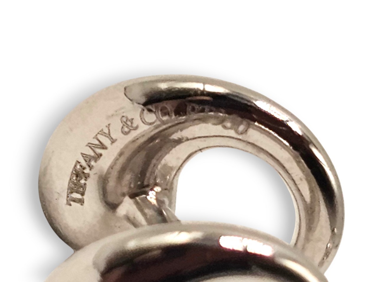 Tiffany & Co.® - Tiffany & Co. (Elsa Peretti), Coppia di gemelli “Eternal Circle” in platino, PT ...