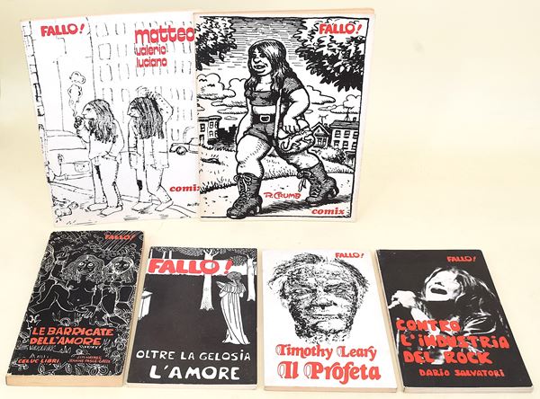 6 fumetti: Fallo! Quattrocchi - Haynes - Salvatori - Leary - Crumb